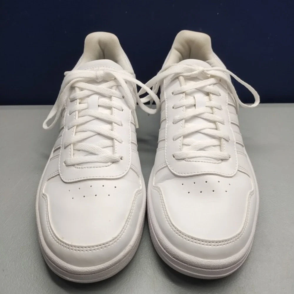 Adidas Hoops‎ 2.0 Platform Sneakers Womens Size 10 White Athletic Lace Up B42096